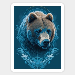 Grizzly bear Magnet